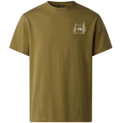 THE NORTH FACE Camping Relaxed Short Sleeve-Graph T-tröja för män, Cedar, M THE NORTH FACE Camping Relaxed Short Sleeve-Graph T-tröja för män, Cedar, M