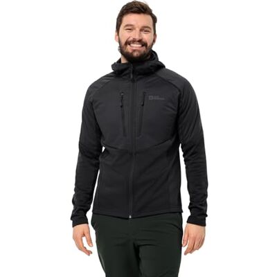 Jack Wolfskin Alpgrat Pro Ins Fz M fleecejacka, svart, XL herr, svart, XL Jack Wolfskin Alpgrat Pro Ins Fz M fleecejacka, svart, XL herr, svart, XL