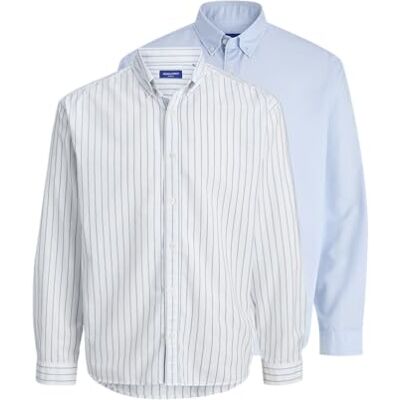 JACK & JONES Jornorrebro Oxford Shirt Ls Mp, Kashmirblå, XL JACK & JONES Jornorrebro Oxford Shirt Ls Mp, Kashmirblå, XL
