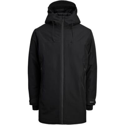 JACK & JONES herr Jcofusion Technical Parka Sn, svart, m, svart, M JACK & JONES herr Jcofusion Technical Parka Sn, svart, m, svart, M