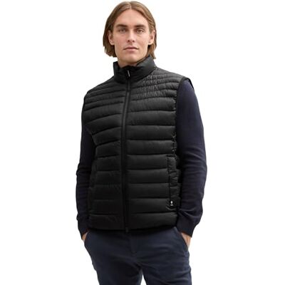 TOM TAILOR herrväst, 29999 Svart, M TOM TAILOR herrväst, 29999 Svart, M