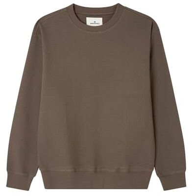 Springfield Ribbade manschetter i våffelstruktur L/S, solbränna, S Springfield Ribbade manschetter i våffelstruktur L/S, solbränna, S