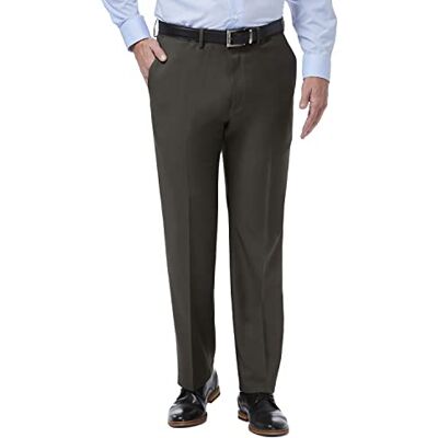 Haggar Herr Premium Comfort Dress Pant Reg. och stora och höga storlekar, Träkol, 36W x 29L Haggar Herr Premium Comfort Dress Pant Reg. och stora och höga storlekar, Träkol, 36W x 29L