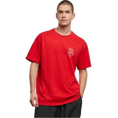 Not Like Us Oversize Tee, Cityröd, XL Not Like Us Oversize Tee, Cityröd, XL