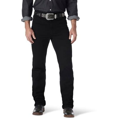 Wrangler herr cowboy slim-fit jeans, Skugga svart, 42W x 30L Wrangler herr cowboy slim-fit jeans, Skugga svart, 42W x 30L