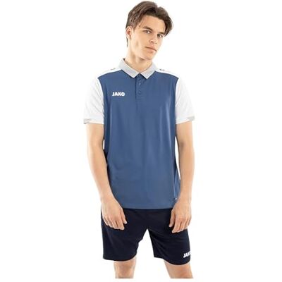 JAKO Unisex pikétröja Dynamic, nattblå/vit/ljusgrå, M JAKO Unisex pikétröja Dynamic, nattblå/vit/ljusgrå, M