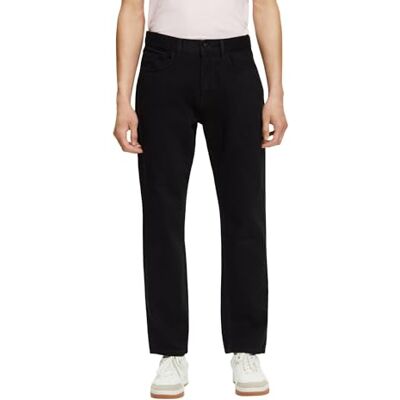 ESPRIT Rak ben jeans herr, Svart (mörktvätt), 33W / 34L ESPRIT Rak ben jeans herr, Svart (mörktvätt), 33W / 34L