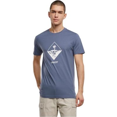 Forvert Morro Bay-t-shirt, rund hals, många färger, storlekar S till 3XL, Vintage blå, S Forvert Morro Bay-t-shirt, rund hals, många färger, storlekar S till 3XL, Vintage blå, S