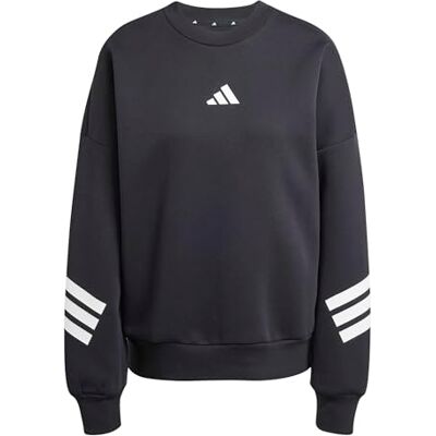 adidas Kobiety FUTURE ICONS THREE STRIPES SWEATSHIRT, black, S adidas Kobiety FUTURE ICONS THREE STRIPES SWEATSHIRT, black, S