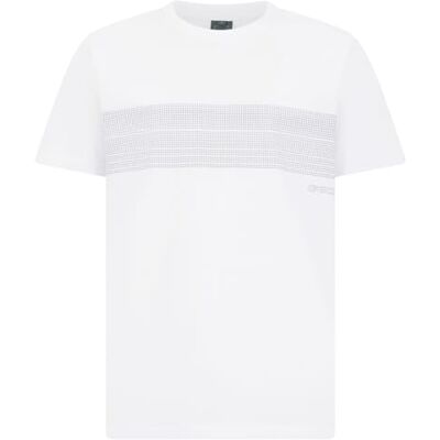 Geox Man M T-shirt, optisk vit_L, Optisk vit, L Geox Man M T-shirt, optisk vit_L, Optisk vit, L