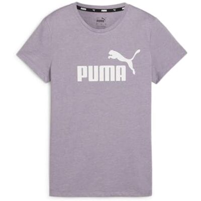 PUMA Unisex Ess Logo Heather T-tröjor PUMA Unisex Ess Logo Heather T-tröjor