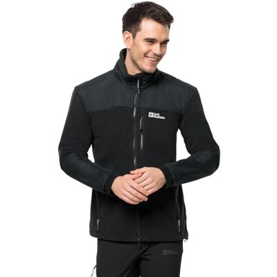 Jack Wolfskin Blizzard Fz jacka för män, svart, M Jack Wolfskin Blizzard Fz jacka för män, svart, M