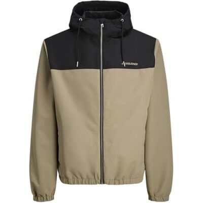 JACK & JONES JACK&JONES JJELEGACY Light Jacket Hood NOOS kort jacka, Coriander/detalj: svart blocking, S, Coriander/detalj: svart blockering, S JACK & JONES JACK&JONES JJELEGACY Light Jacket Hood NOOS kort jacka, Coriander/detalj: svart blocking, S, Coriander/detalj: svart blockering, S