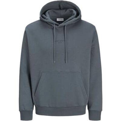 JACK & JONES Jjkenji Sweat Hood, Stormigt väder, L JACK & JONES Jjkenji Sweat Hood, Stormigt väder, L