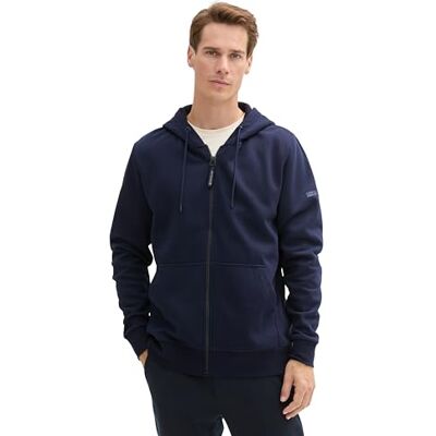 TOM TAILOR Sweatshirt för män, 10668 – himmelskaptensblå, M TOM TAILOR Sweatshirt för män, 10668 – himmelskaptensblå, M
