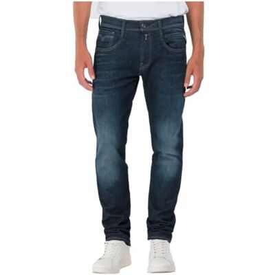 Replay Slim fit Jeans Anbass Hyperflex Dust, 007 mörkblå, 36W x 32L Replay Slim fit Jeans Anbass Hyperflex Dust, 007 mörkblå, 36W x 32L