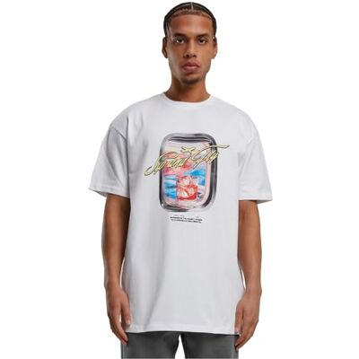 Sip&Fly Heavy Oversize Tee män vit S, Vit, S Sip&Fly Heavy Oversize Tee män vit S, Vit, S