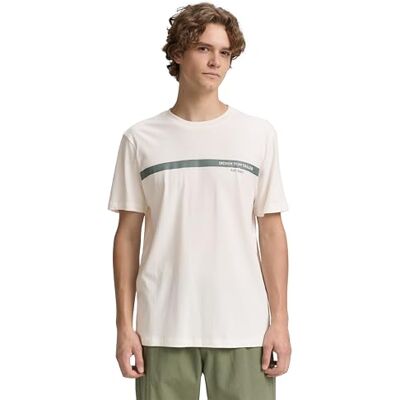TOM TAILOR Denim 1048289 T-tröja, 10348-Gardenia vit, L herr, 10348 Gardenia White, L TOM TAILOR Denim 1048289 T-tröja, 10348-Gardenia vit, L herr, 10348 Gardenia White, L