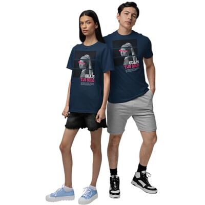 REPUBLIC OF CALIFORNIA Unisex URCTS036-L-NA Yeah-Tjs-Solo-T-Shirt- Navy, L, Marin, L REPUBLIC OF CALIFORNIA Unisex URCTS036-L-NA Yeah-Tjs-Solo-T-Shirt- Navy, L, Marin, L