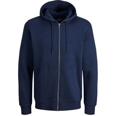 JACK & JONES herr Jjebradley Sweat Zip Hood Noos Pls Sweatshirt-jacka JACK & JONES herr Jjebradley Sweat Zip Hood Noos Pls Sweatshirt-jacka