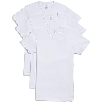 2(X)IST 2(x) ist Essential Cotton Slim Fit Crew Neck T-Shirt 3-pack herr baslager (3 st), Ren vit, S 2(X)IST 2(x) ist Essential Cotton Slim Fit Crew Neck T-Shirt 3-pack herr baslager (3 st), Ren vit, S