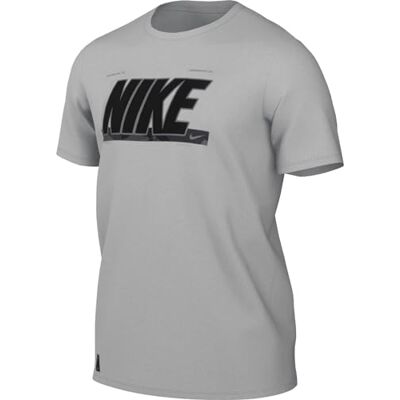 NIKE Top Herr Dri-Fit Tee Rlgd Camo GFX, Lt Smoke Grey, FV8370-077, S NIKE Top Herr Dri-Fit Tee Rlgd Camo GFX, Lt Smoke Grey, FV8370-077, S