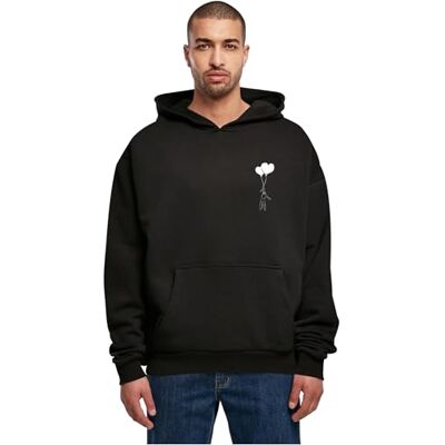 MERCHCODE Sweatshirt för män, svart, 4XL MERCHCODE Sweatshirt för män, svart, 4XL