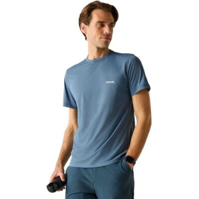 Regatta Mindo insektssäker kortärmad t-shirt för män, perfekt för resor och vandring Regatta Mindo insektssäker kortärmad t-shirt för män, perfekt för resor och vandring