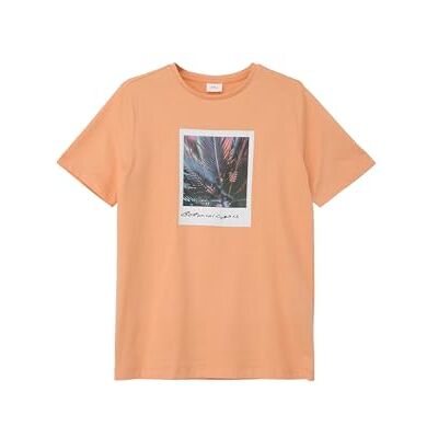 s.Oliver Pojkar 2143130 T-shirt med främre trpint, Orange 2110, L s.Oliver Pojkar 2143130 T-shirt med främre trpint, Orange 2110, L