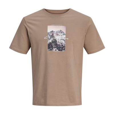 JACK & JONES Jcopoint fototryck Tee Ss Crew Neck FST, Ökenduvor, XL JACK & JONES Jcopoint fototryck Tee Ss Crew Neck FST, Ökenduvor, XL