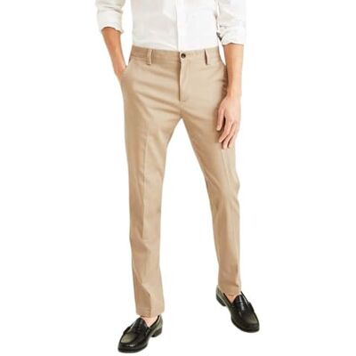 Dockers herr lätt kaki slim-fit raffinerade chinos, Trävarg, 32W x 32L Dockers herr lätt kaki slim-fit raffinerade chinos, Trävarg, 32W x 32L