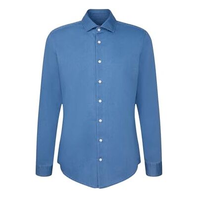 Seidensticker Silkesdekal herr casual skjorta – smal passform – lätt att stryka – Kent krage – långärmad – 100% bomull, blå, 36 SE Seidensticker Silkesdekal herr casual skjorta – smal passform – lätt att stryka – Kent krage – långärmad – 100% bomull, blå, 36 SE