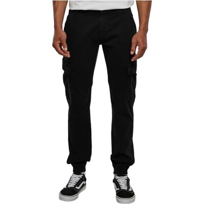 Urban Classics herr tvättad cargo-twill joggingbyxor 33 svart, svart, 33 Urban Classics herr tvättad cargo-twill joggingbyxor 33 svart, svart, 33