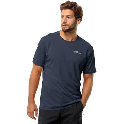 Jack Wolfskin DELGAMI S/S M, Nattblått, XL Jack Wolfskin DELGAMI S/S M, Nattblått, XL