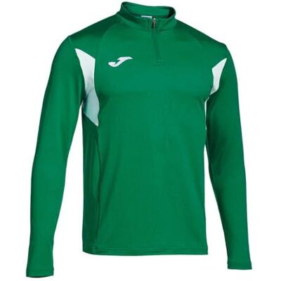 Joma Sweatshirt för män – Winner III – halv dragkedja, Grön, vit, 5XS Joma Sweatshirt för män – Winner III – halv dragkedja, Grön, vit, 5XS