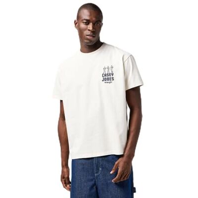 Wrangler CJ Graphic Tee, Vintage vit, L Wrangler CJ Graphic Tee, Vintage vit, L