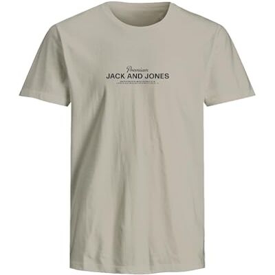 JACK & JONES Herr Jprblaferris Ss Tee Crew Neck FST Pls, Silverfoder, 3XL JACK & JONES Herr Jprblaferris Ss Tee Crew Neck FST Pls, Silverfoder, 3XL