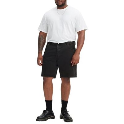Levi's Män 501 original B&t MID längd shorts, Black Accord Short, 50 SE Levi's Män 501 original B&t MID längd shorts, Black Accord Short, 50 SE