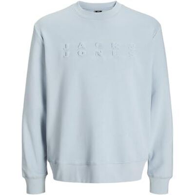 JACK & JONES Jcopacer Sweat Crew Neck, Subdued Blue, S JACK & JONES Jcopacer Sweat Crew Neck, Subdued Blue, S