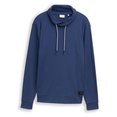 TOM TAILOR Långärmad T-shirt för män, 28061 – havsblå, L TOM TAILOR Långärmad T-shirt för män, 28061 – havsblå, L