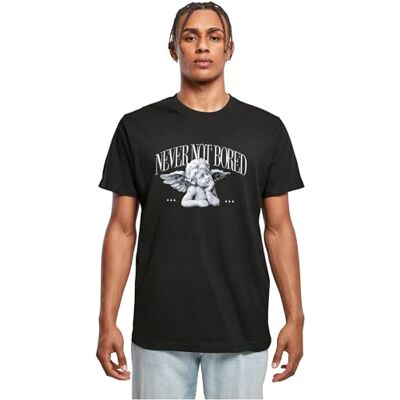 Mt3037-never Not Bored Tee T-shirt, Svart, S Herr, Svart, S Mt3037-never Not Bored Tee T-shirt, Svart, S Herr, Svart, S