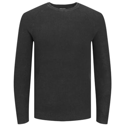 JACK & JONES Bestseller A/S JJEMATT Knit Crew Neck NOOS stickad tröja, Caviar, XXL, Kaviar, XXL JACK & JONES Bestseller A/S JJEMATT Knit Crew Neck NOOS stickad tröja, Caviar, XXL, Kaviar, XXL