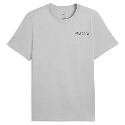 PUMA M CLOUDSPUN märkes-T-tröja ljusgrå ljung PUMA M CLOUDSPUN märkes-T-tröja ljusgrå ljung