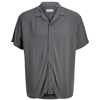JACK & JONES JJEJEFF SOLID Resort Shirt S/S SN PLS, Slottsklippa, 5XL JACK & JONES JJEJEFF SOLID Resort Shirt S/S SN PLS, Slottsklippa, 5XL