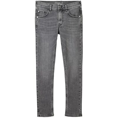 TOM TAILOR pojkar barn Ryan extra skinny fit jeans, 10210 – grå denim, 158 TOM TAILOR pojkar barn Ryan extra skinny fit jeans, 10210 – grå denim, 158