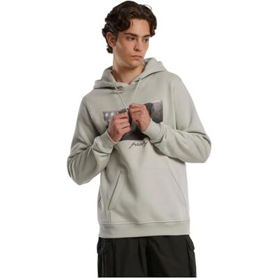 Tee Pray Hoody för män, Lightasfal, M Tee Pray Hoody för män, Lightasfal, M