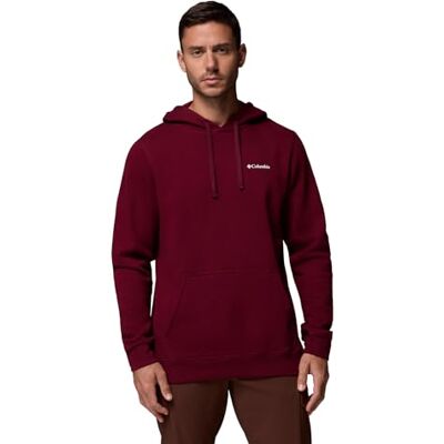 Columbia Trek huvtröja för män, Rich Wine/Csc-ärm logotyp, XL Columbia Trek huvtröja för män, Rich Wine/Csc-ärm logotyp, XL