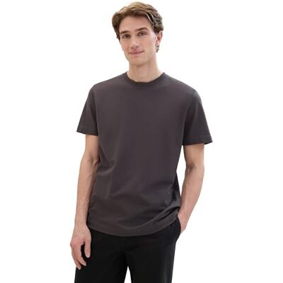 TOM TAILOR T-shirt för män, 10899 Tarmacgrå, XXL TOM TAILOR T-shirt för män, 10899 Tarmacgrå, XXL