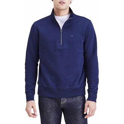 Dockers Fleece för män, kvarts dragkedja, blazer marinblå, XS, kavaj marinblå, XS Dockers Fleece för män, kvarts dragkedja, blazer marinblå, XS, kavaj marinblå, XS