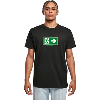 Skate Exit Tee män svart L, svart, L Skate Exit Tee män svart L, svart, L